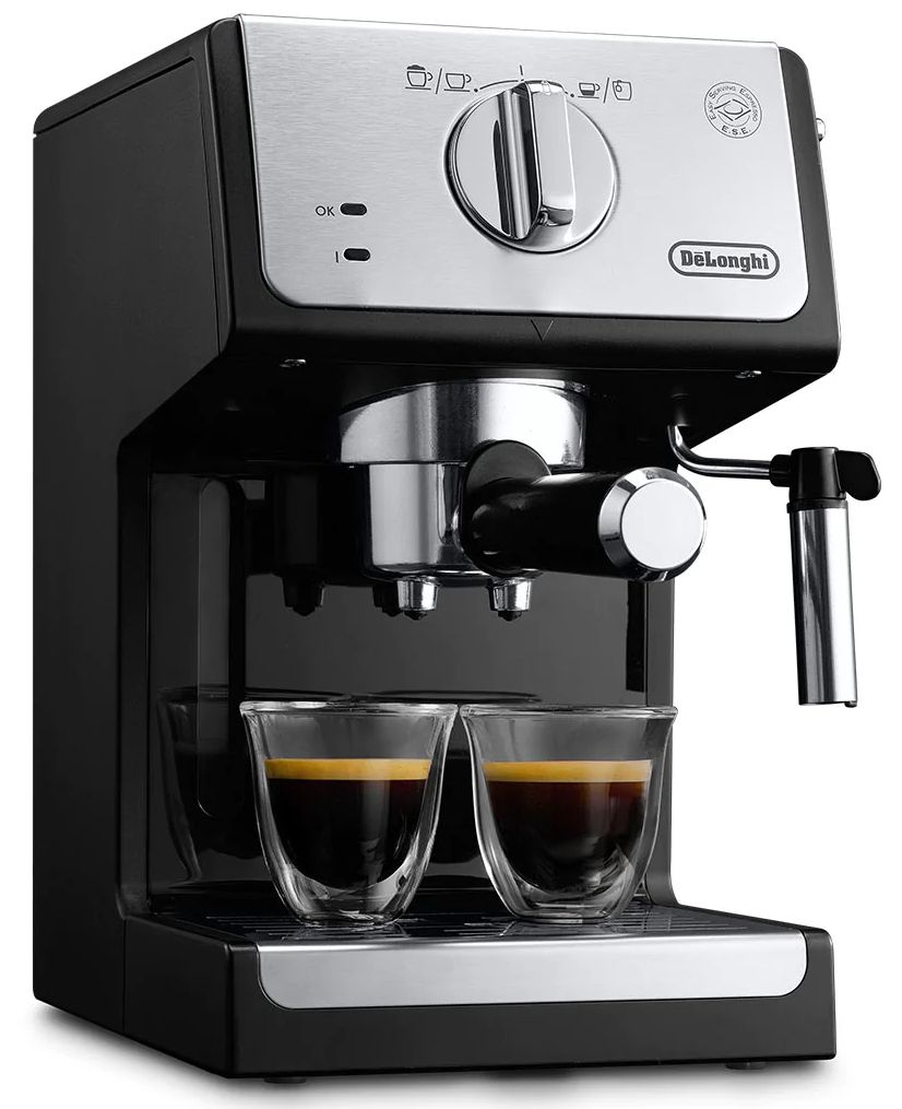 DeLonghi ECP 33.21 2tazas Espresso machine 1.1L Negro, Plata cafetera