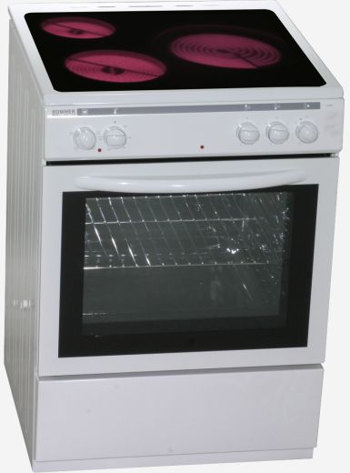 ROMMER CVH 63 Cocina independiente Blanco Con placa de inducción en