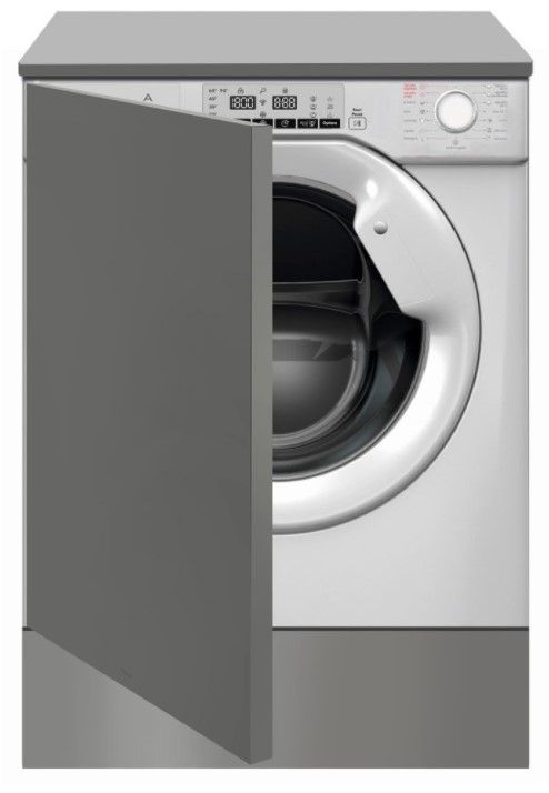 Lavasecadora integrable Teka LSI51481, Blanco, lavado 8 kg, secado 5 kg